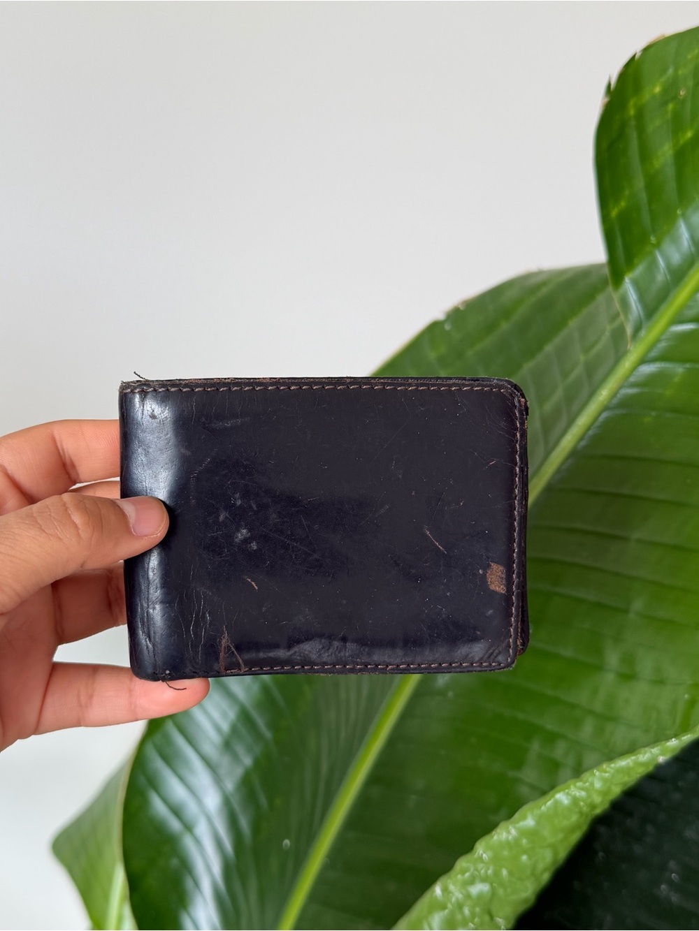 FOSSIL Classic Black Leather Bi-Fold Wallet